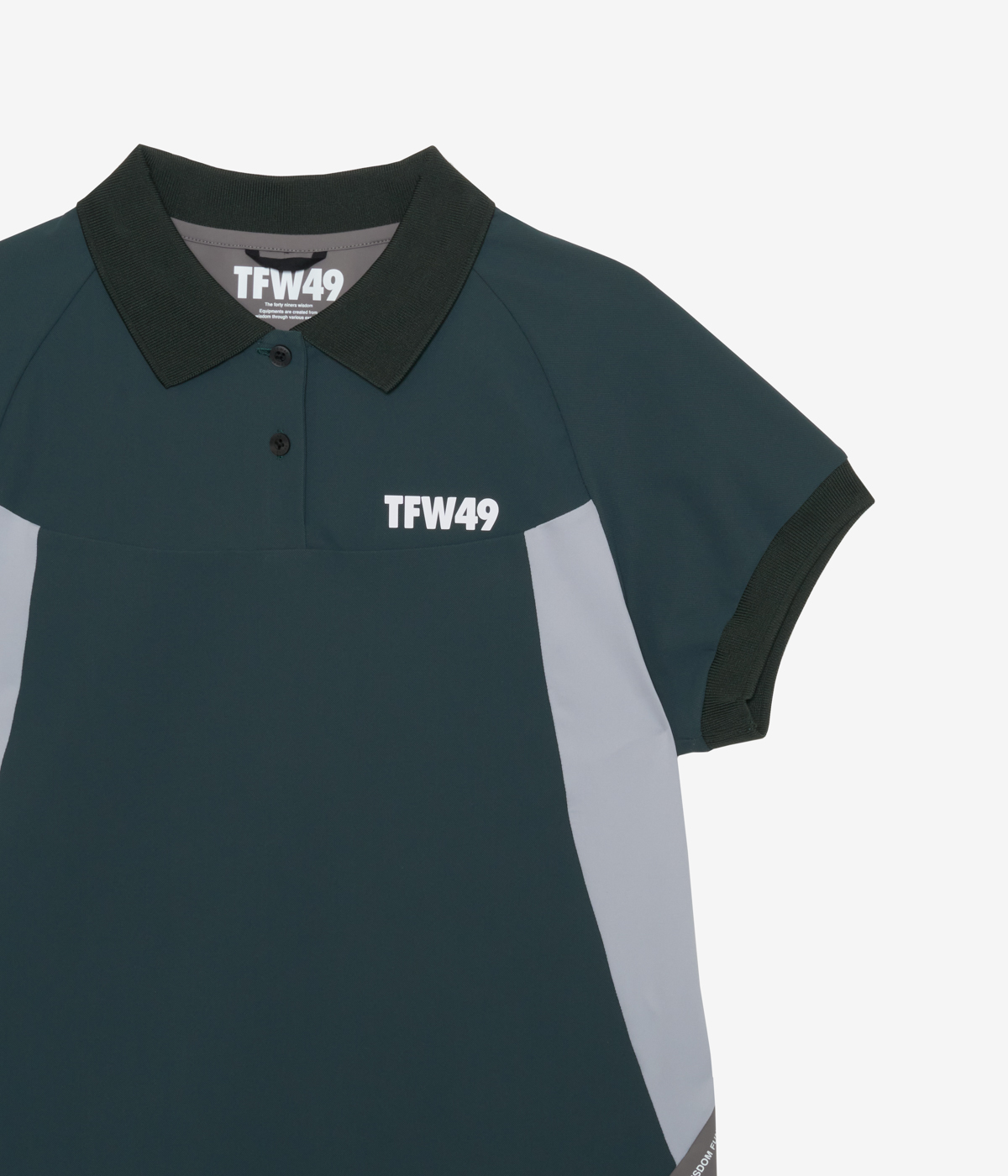 TFW49 ポロシャツ ホワイト/グリーン ATHLETE POLO | TFW49(ティーエフダブリュー)Official EC Store